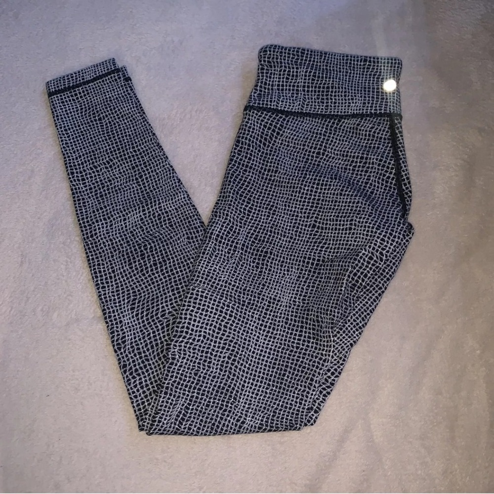 Lululemon Wunder Under Pant Iii Fall Net White Bl… - image 4